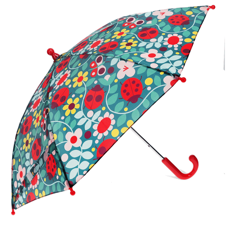 Rex London Children's Push-up Umbrella - Ladybird