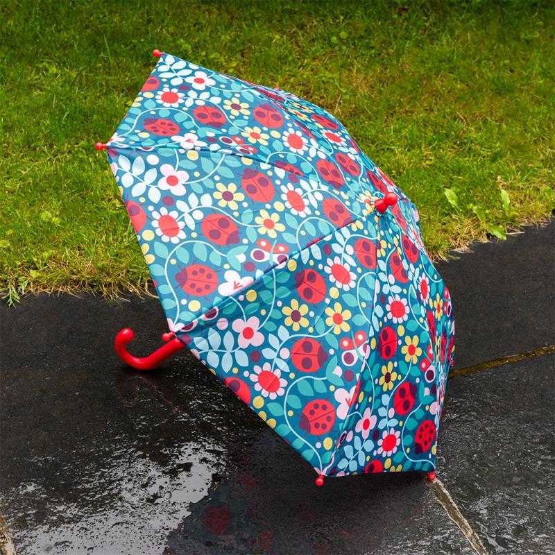 rex london Children's push-up umbrella - Ladybird