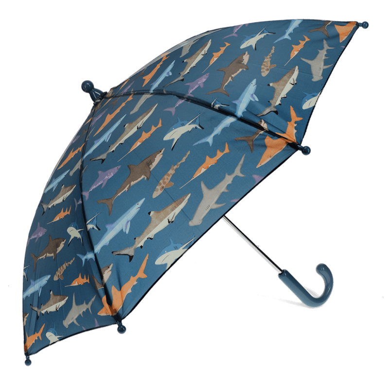 Rex London Children's Push-up Umbrella - Shark