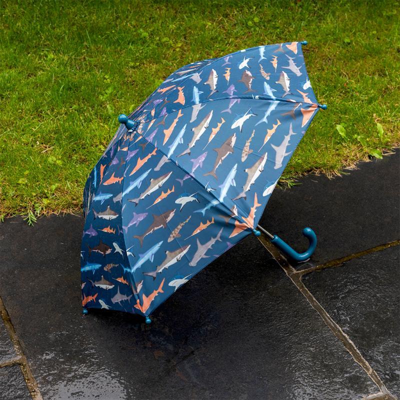 rex london Children's push-up umbrella - Shark