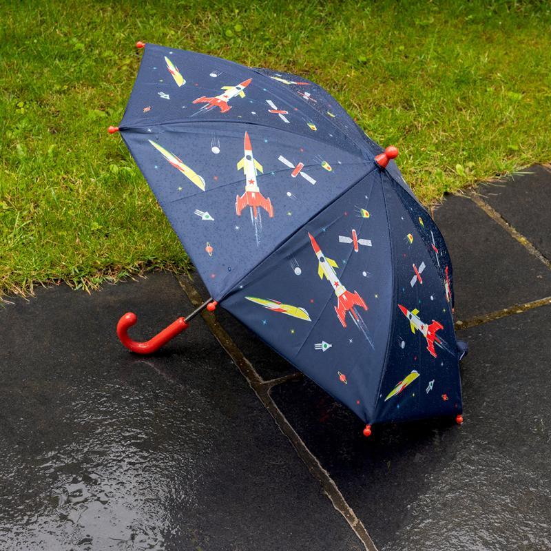 rex london Children's push-up umbrella - Space Age