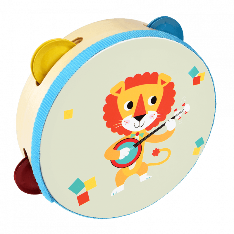 Rex London Children's Tambourine - Animal Band