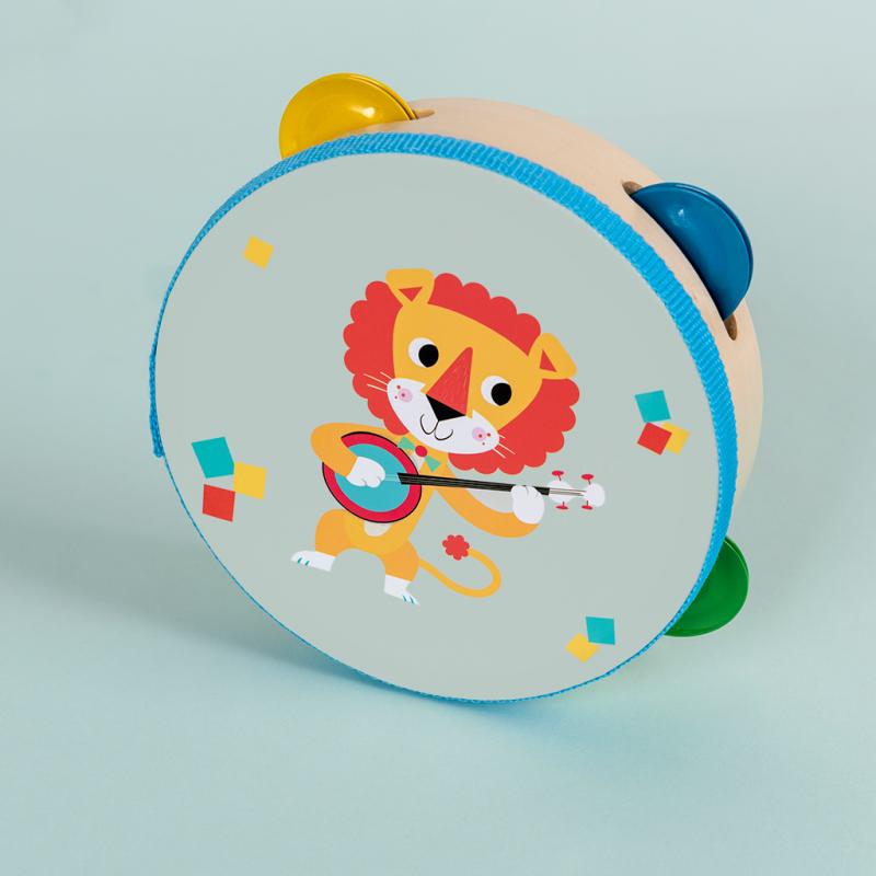 rex london Children's tambourine - Animal Band
