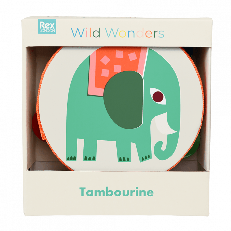 Rex London Children's Tambourine - Wild Wonders