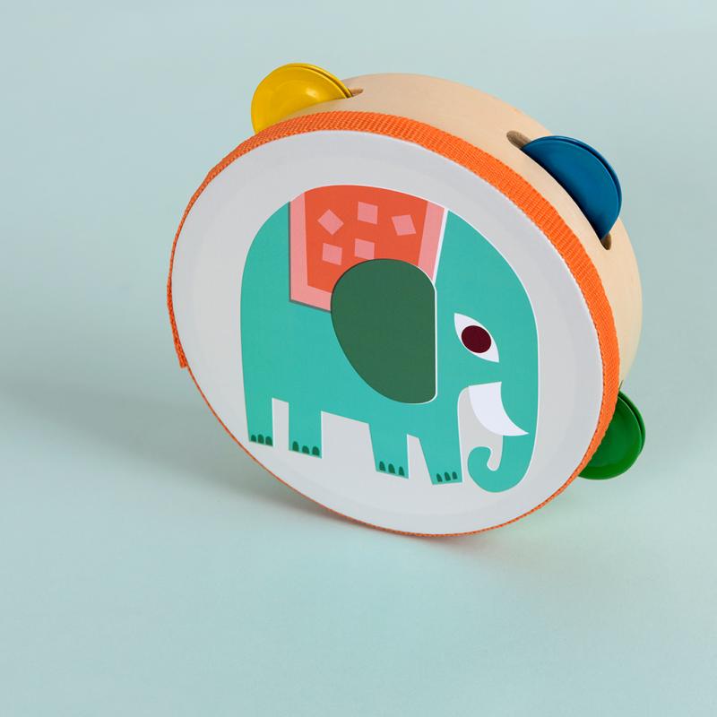 rex london Children's tambourine - Wild Wonders
