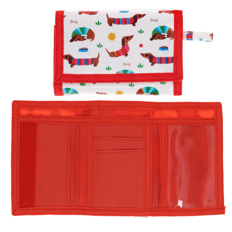 Rex London Children's Wallet - Sunny Sausage Dog