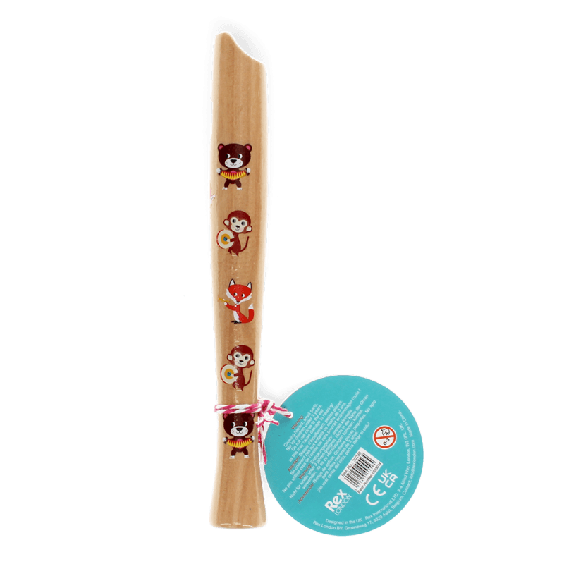 Rex London Children's Wooden Recorder - Animal Band