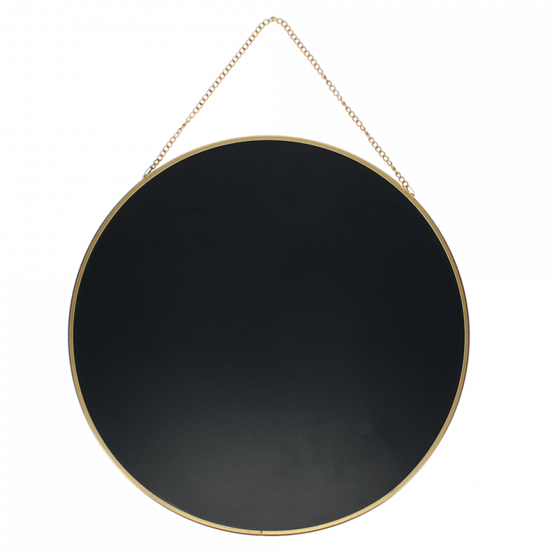 Rex London Circular Hanging Mirror (29cm) - Gold Tone