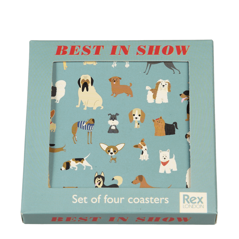 Rex London Coasters (set Of 4) - Best In Show