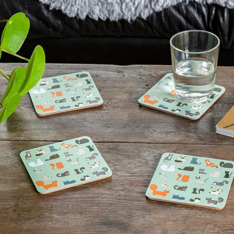 rex london Coasters (set of 4) - Nine Lives