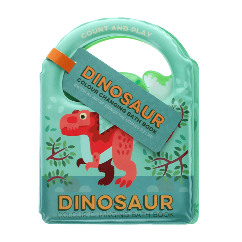 Rex London Colour Changing Bath Book - Baby Dinos