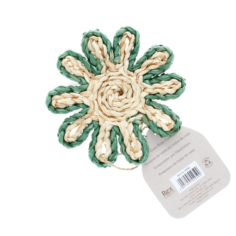 Rex London Corn Husk Coaster - Blue