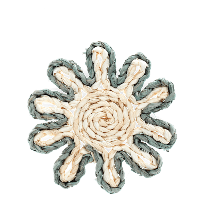 Rex London Corn Husk Coaster - Grey