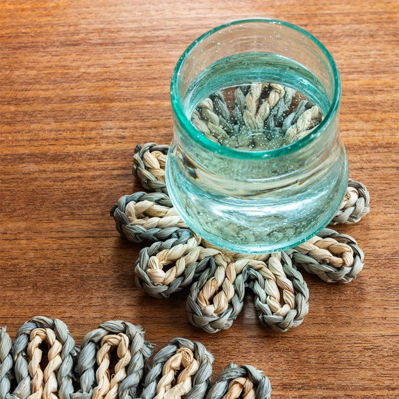 rex london Corn husk coaster - Grey