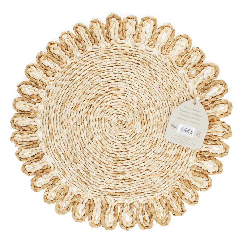 Rex London Corn Husk Placemat - Natural