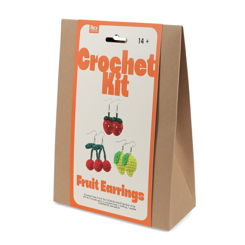 Rex London Crochet Earrings Kit - Fruits