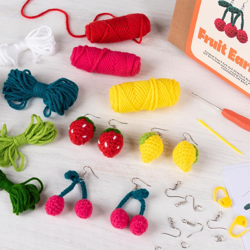 rex london Crochet earrings kit - Fruits