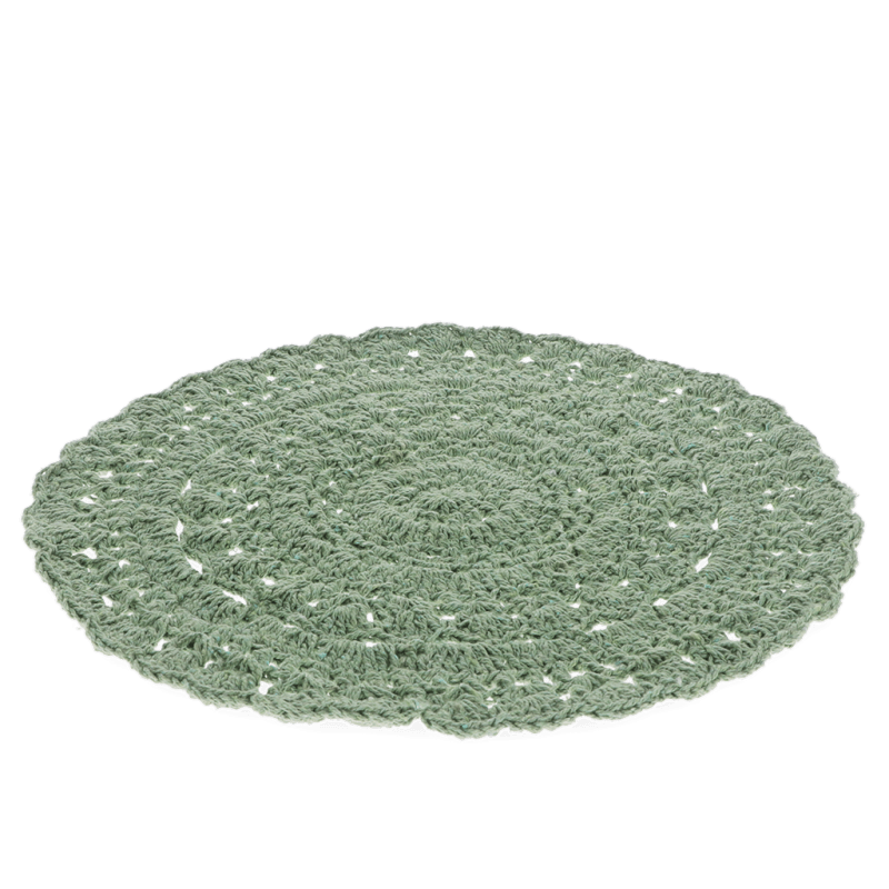 Rex London Crochet Placemat - Green