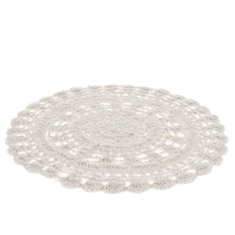 Rex London Crochet Placemat - Ivory