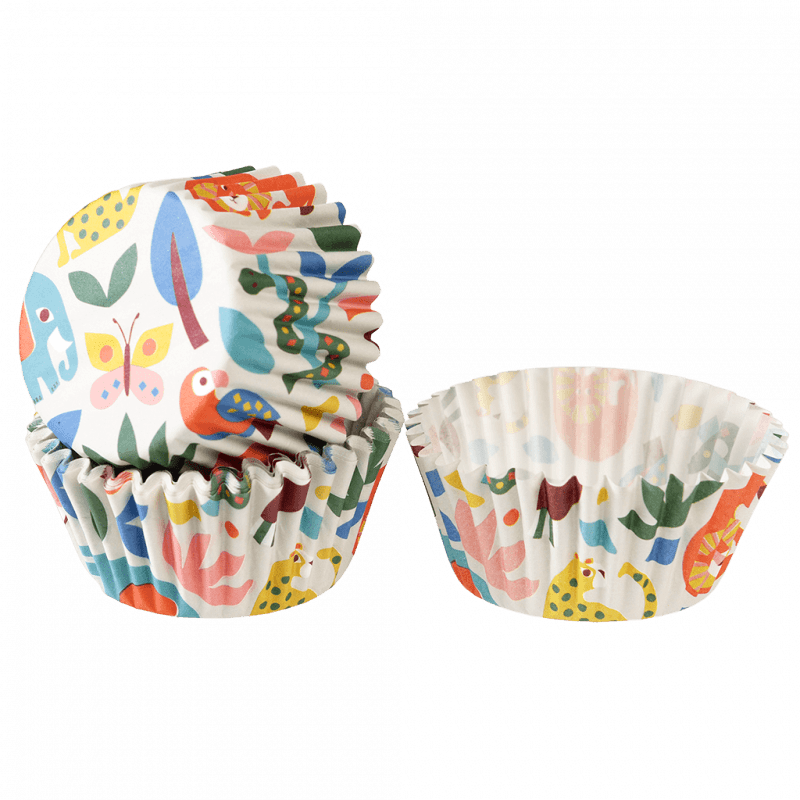 Rex London Cupcake Cases (pack Of 50) - Wild Wonders