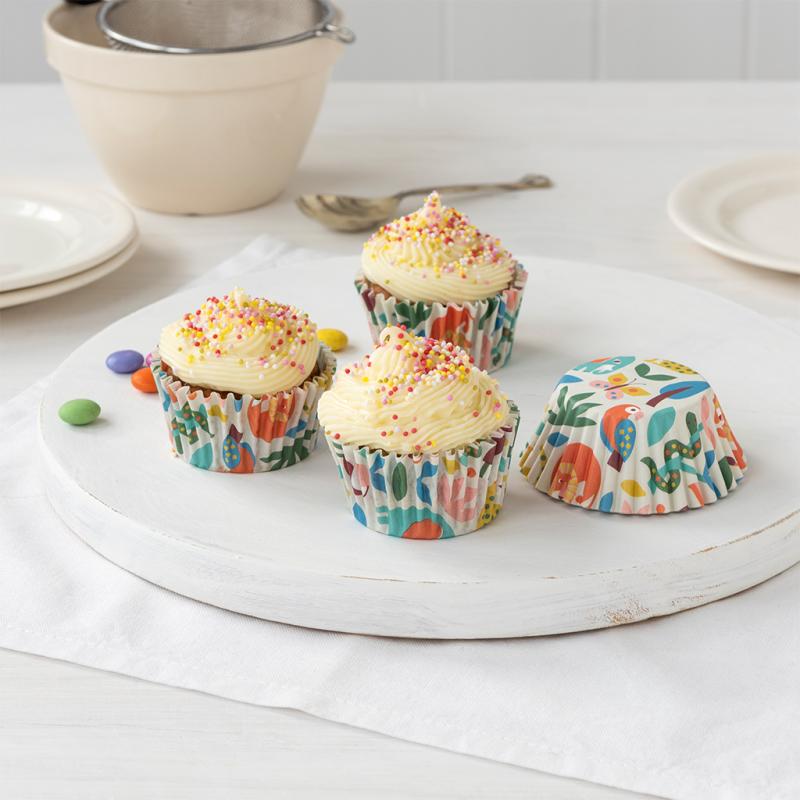 rex london Cupcake cases (pack of 50) - Wild Wonders