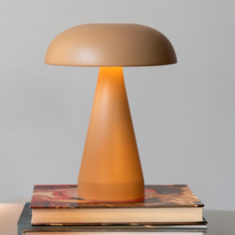 rex london Dimmable mushroom touch lamp - Fawn
