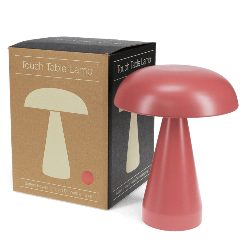 Rex London Dimmable Mushroom Touch Lamp - Peach