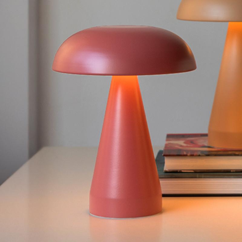 rex london Dimmable mushroom touch lamp - Peach