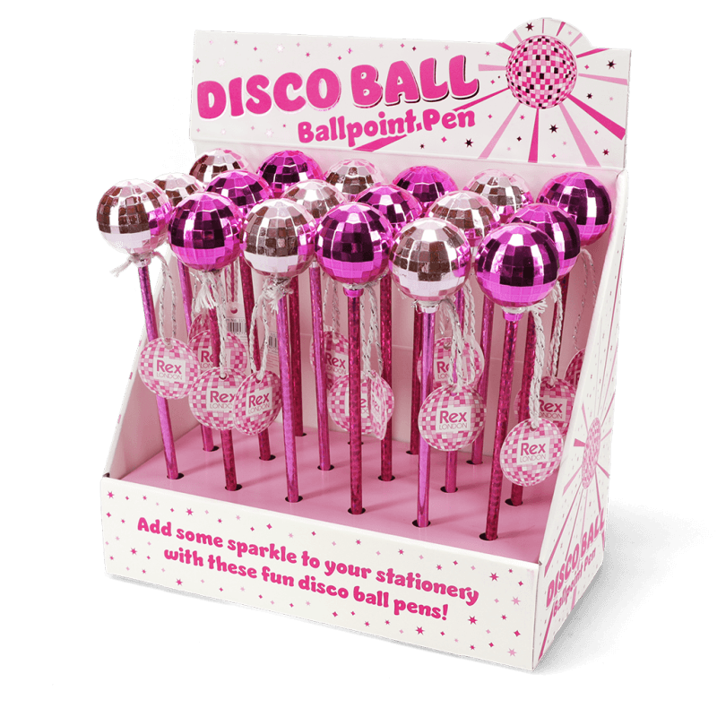 Rex London Disco Ball Pens - Assorted