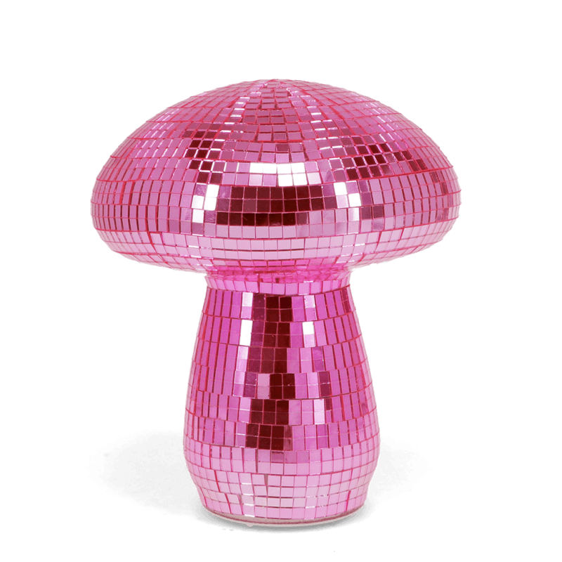 Rex London Disco Mushroom Table Lamp - Pink