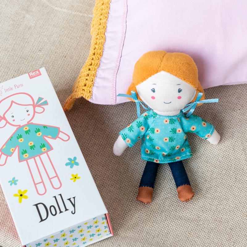rex london Dolly in a box - Little Paris rag doll