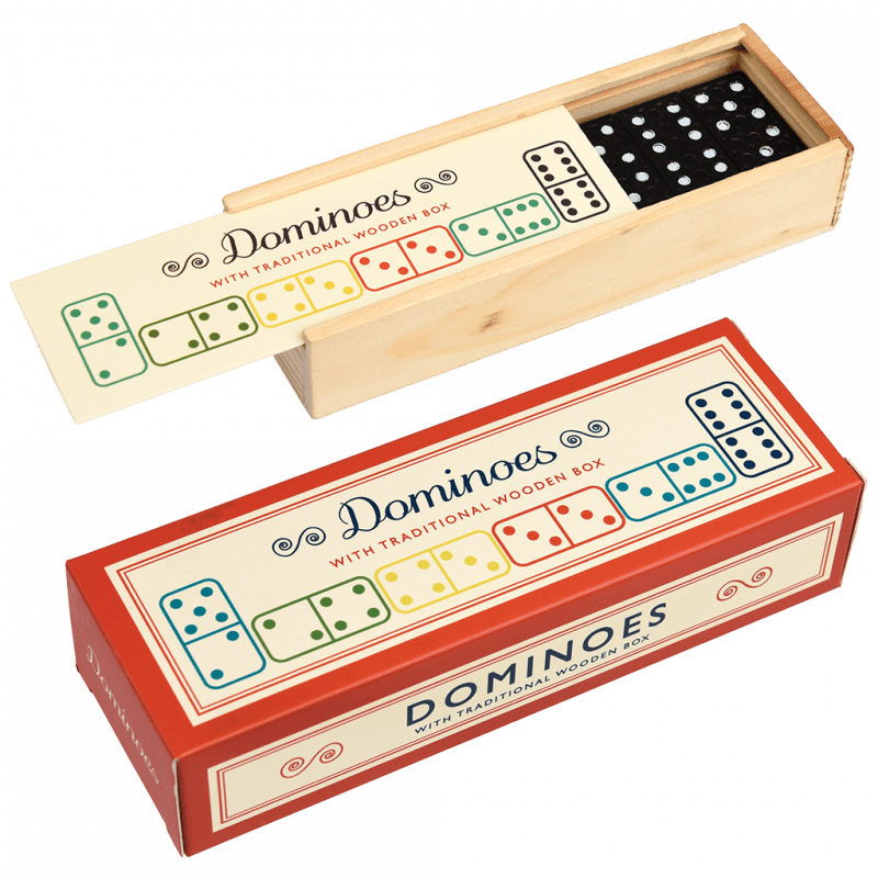 Rex London Dominoes In A Wooden Box