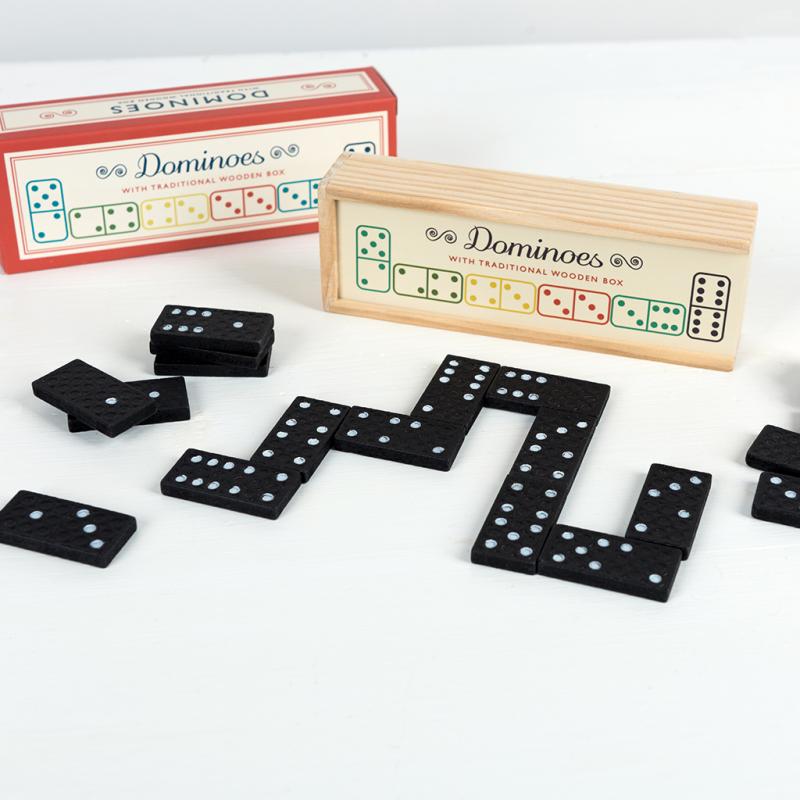 rex london Dominoes in a wooden box