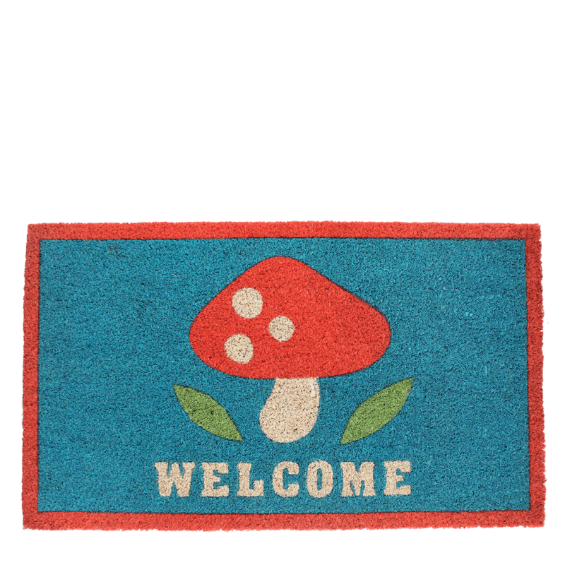 Rex London Doormat - Welcome Mushroom