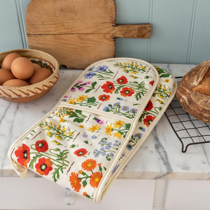 rex london Double oven glove - Wild Flowers