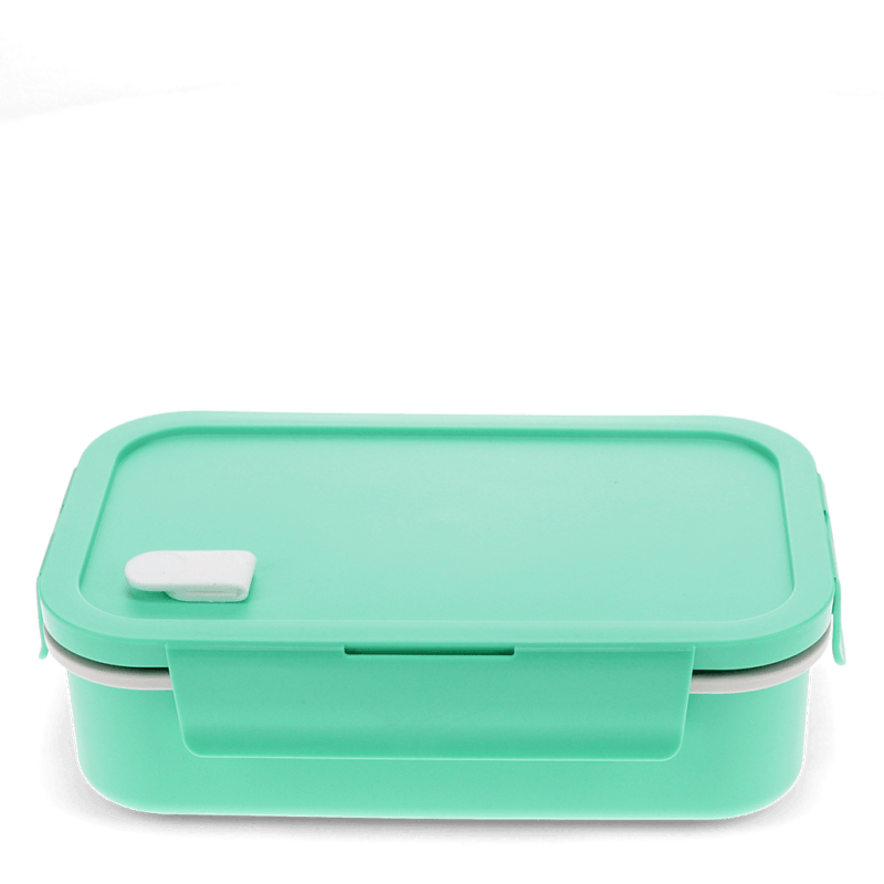 Rex London Double Wall Lunch Box With Divider - Aqua