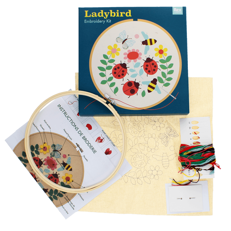 Rex London Embroidery Kit - Ladybird