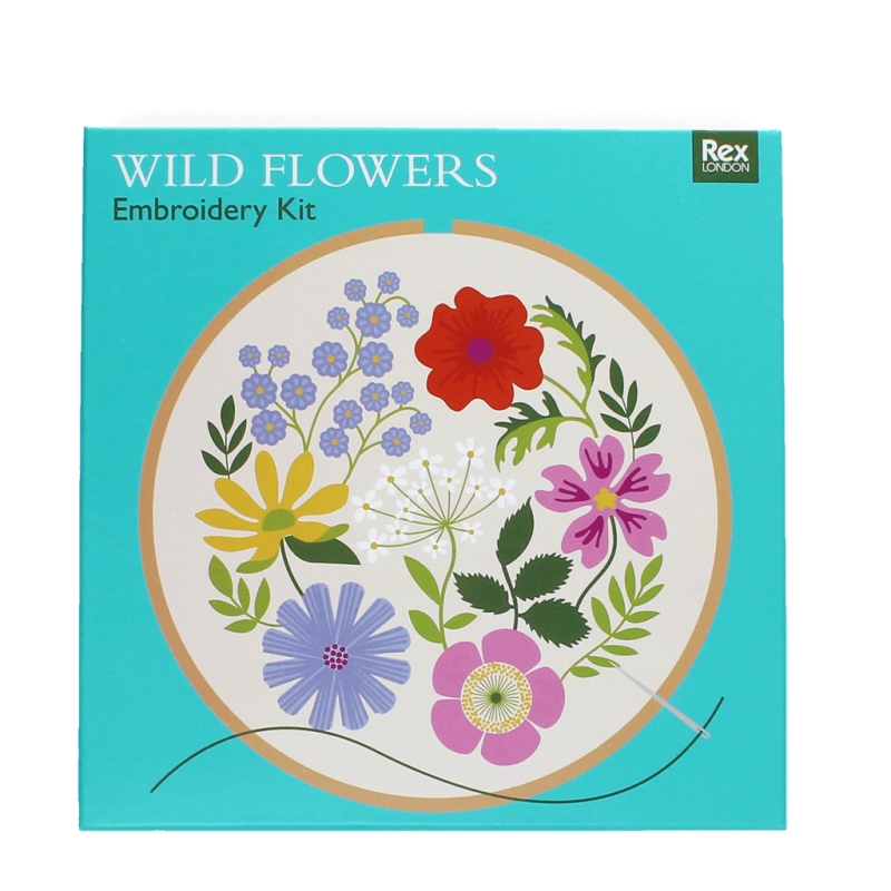 Rex London Embroidery Kit - Wild Flowers