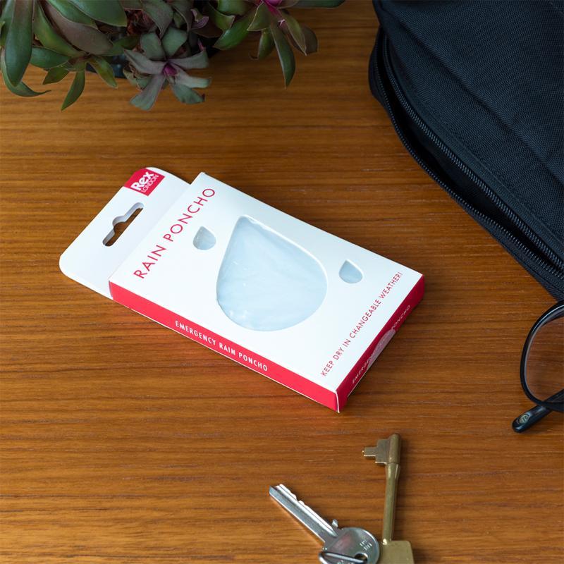 rex london Emergency rain poncho - Red box