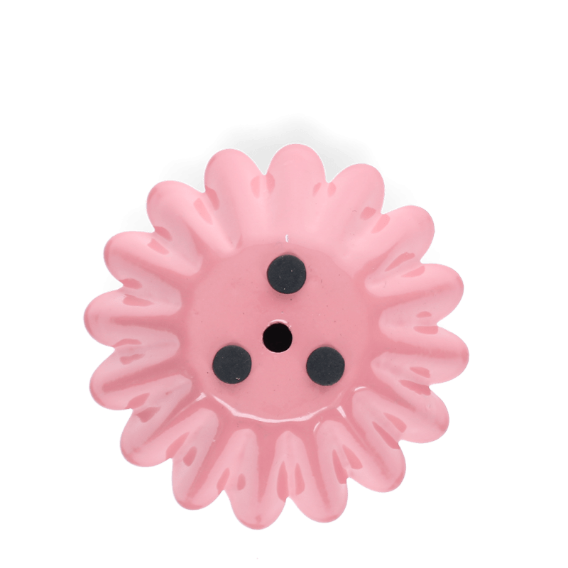 Rex London Enamel Cupped Flower Candle Holder - Pink