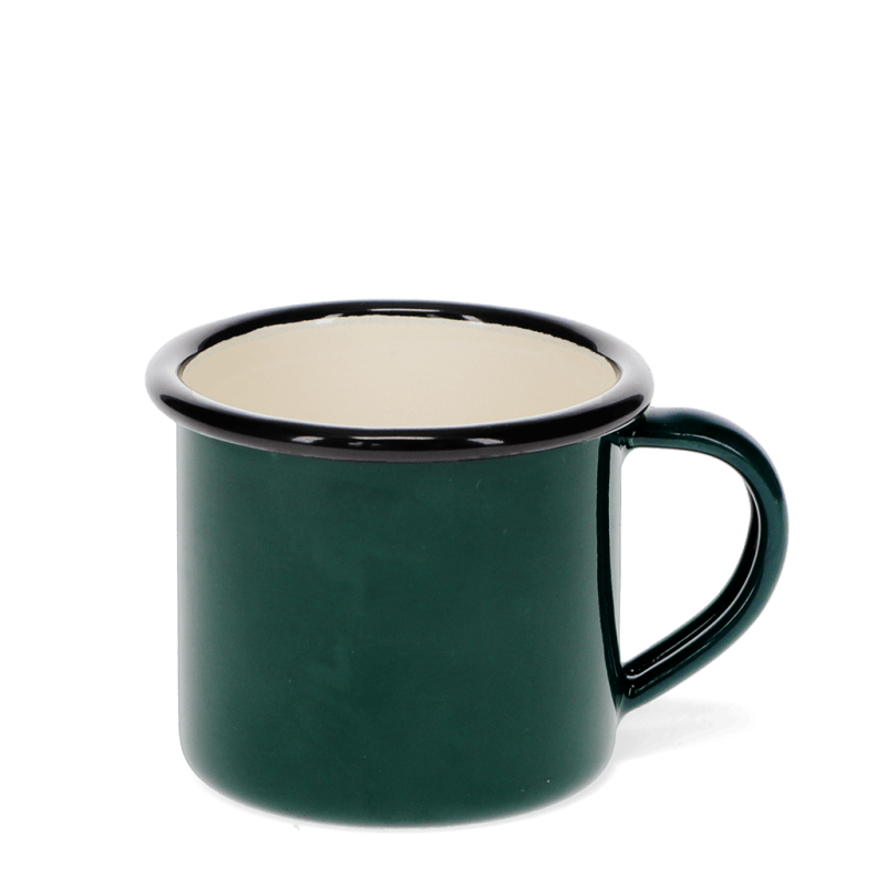 Rex London Enamel Espresso Mug 150ml - Dark Green