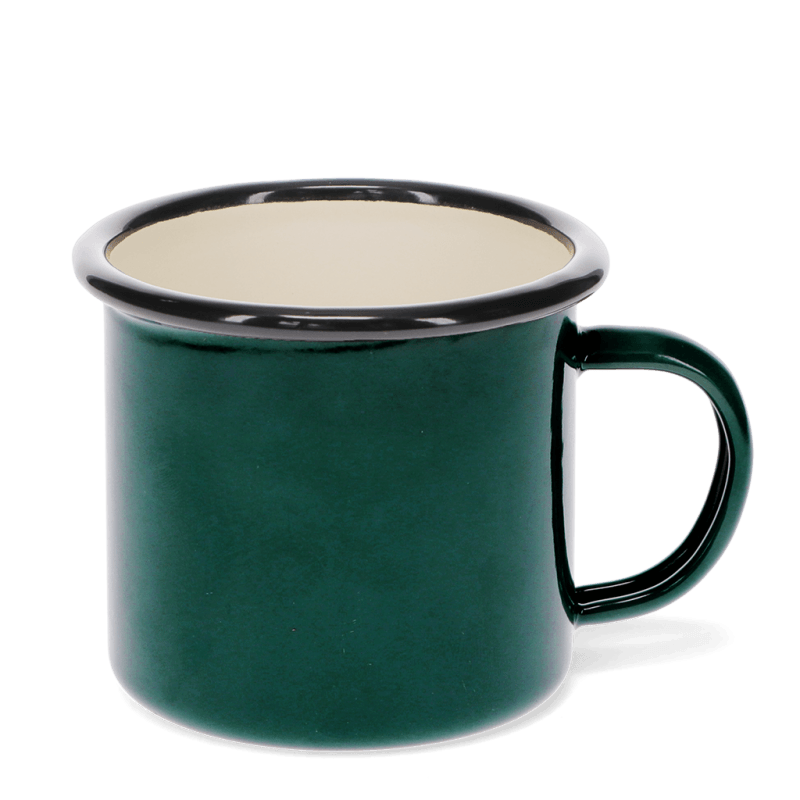 Rex London Enamel Mug 350ml - Dark Green