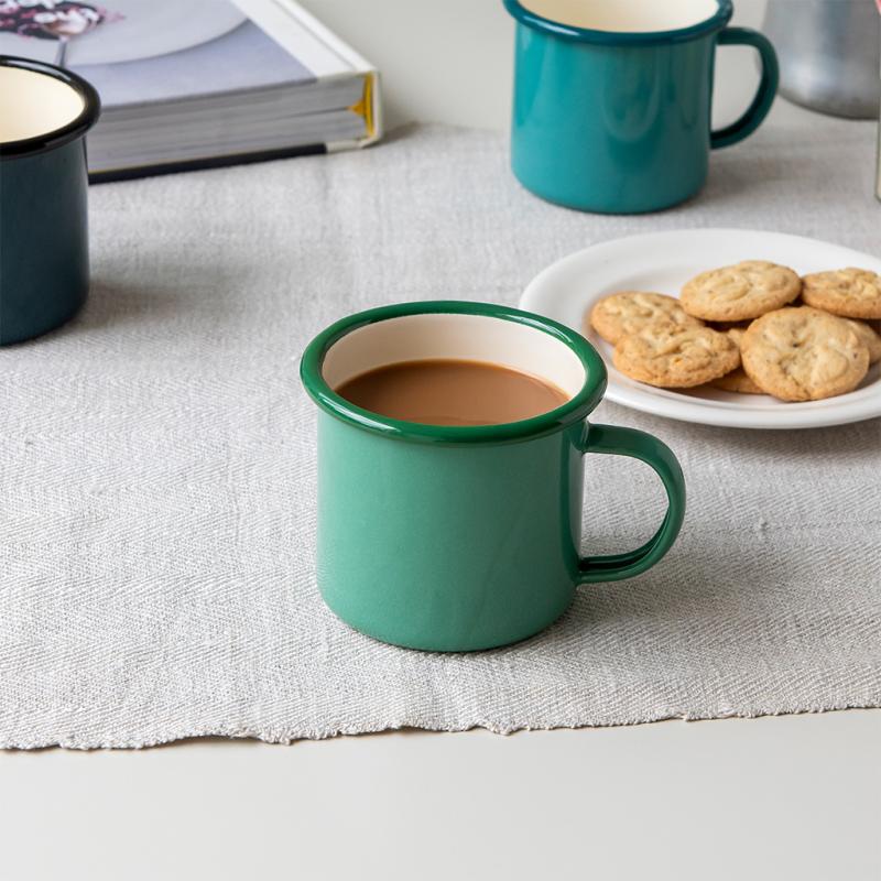 Rex London Enamel Mug 350ml - Green