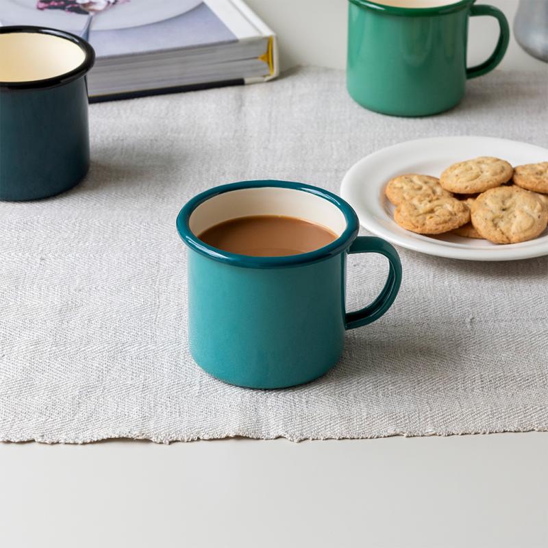 rex london Enamel mug 350ml - Teal