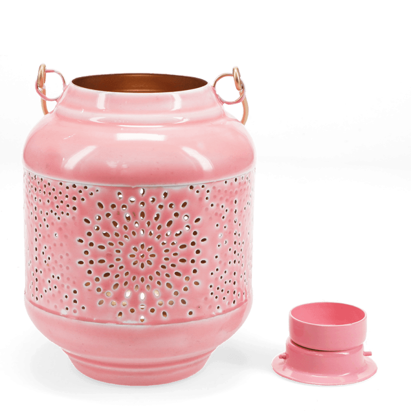 Rex London Enamel Tealight Lantern - Pink