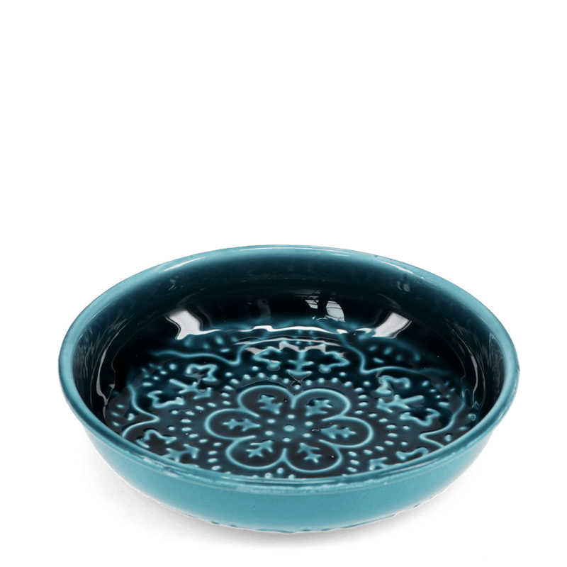 Rex London Enamel Trinket Dish (10cm) - Blue