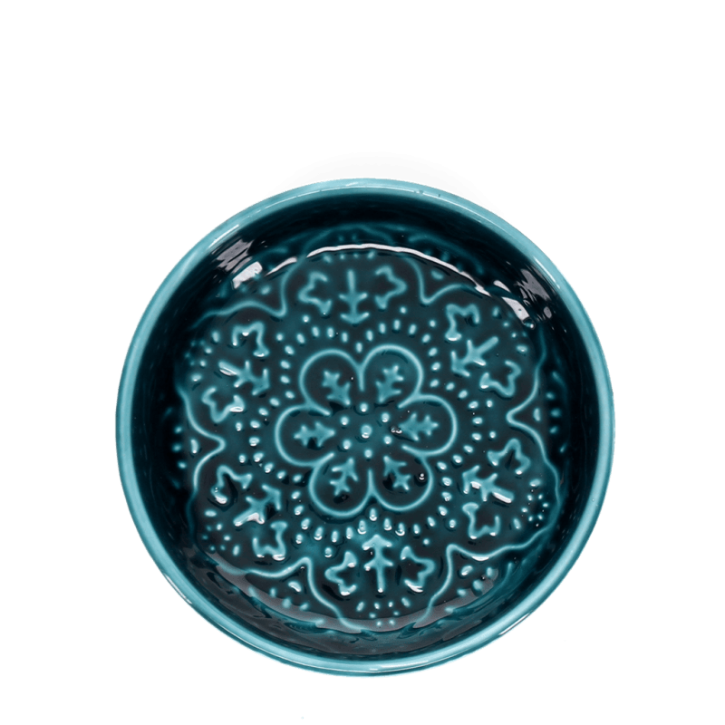 Rex London Enamel Trinket Dish (10cm) - Blue