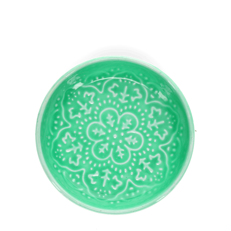 Rex London Enamel Trinket Dish (10cm) - Green