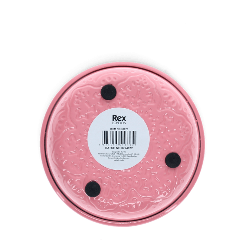 Rex London Enamel Trinket Dish (10cm) - Pink