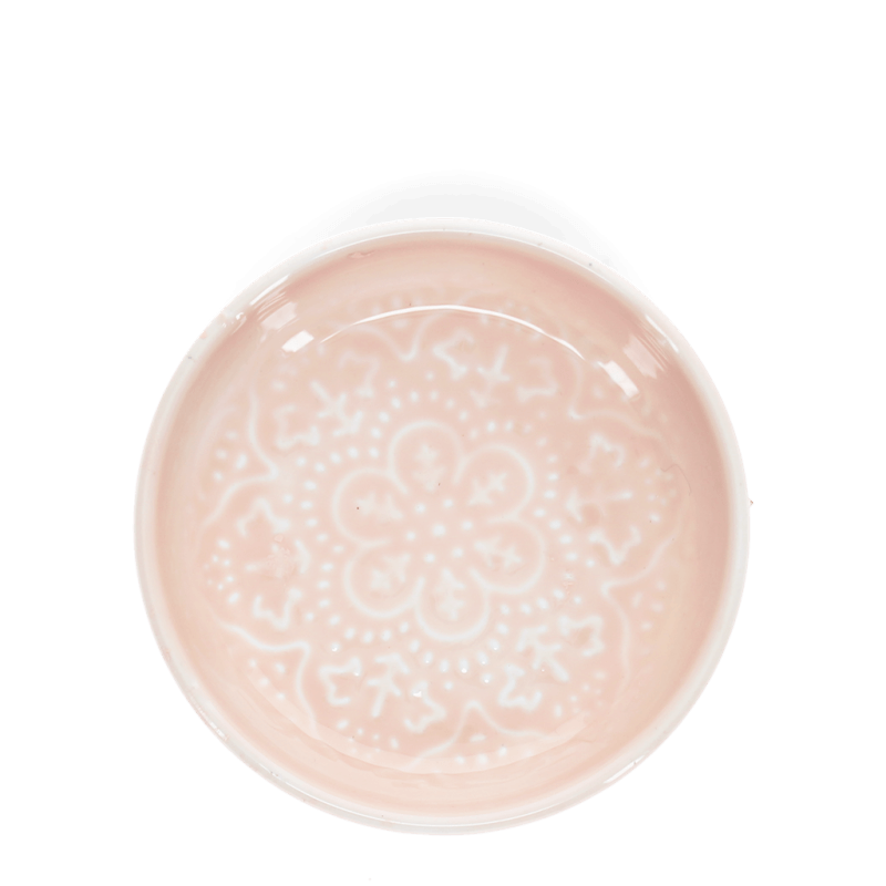 Rex London Enamel Trinket Dish (10cm) - Soft Pink